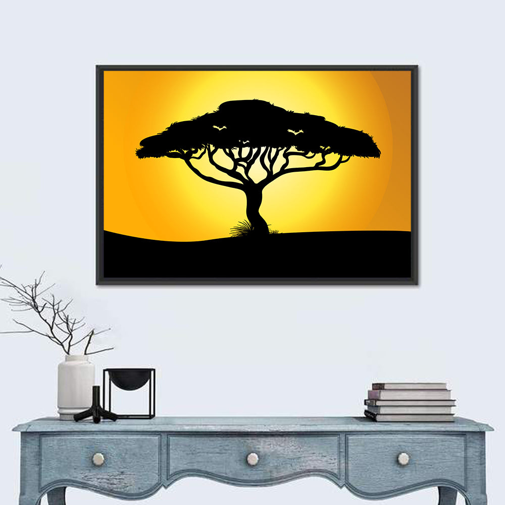 Acacia at Sunset Wall Art