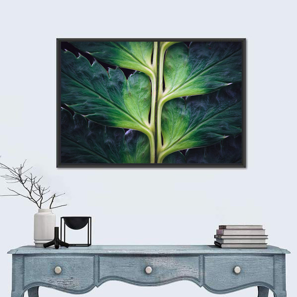 Fern Stem Macro Study Wall Art