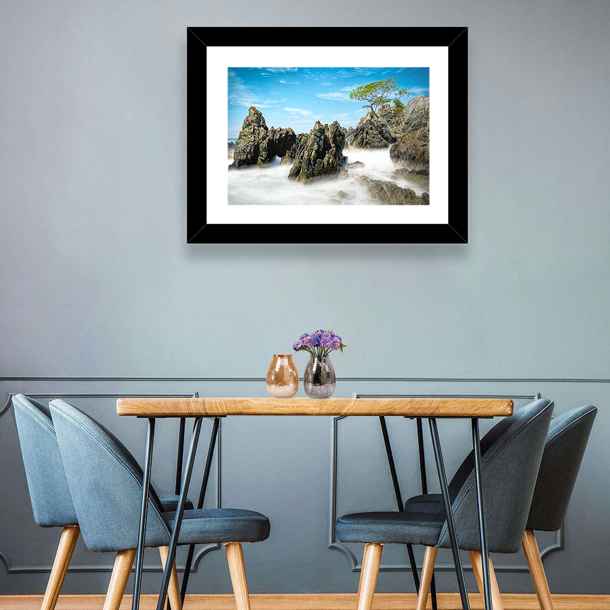 Karang Bebay Misty Shore Wall Art