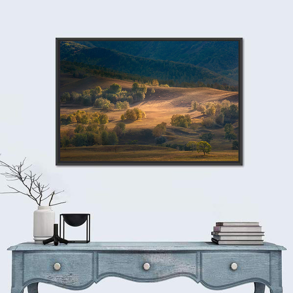 Bashang Plateau Golden Hour Wall Art