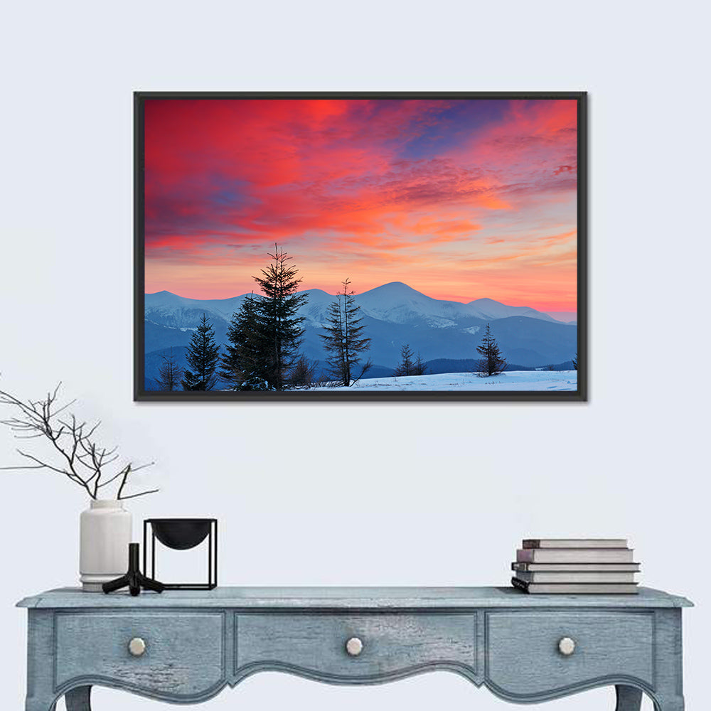 Chernogora Mountains at Sunset Wall Art