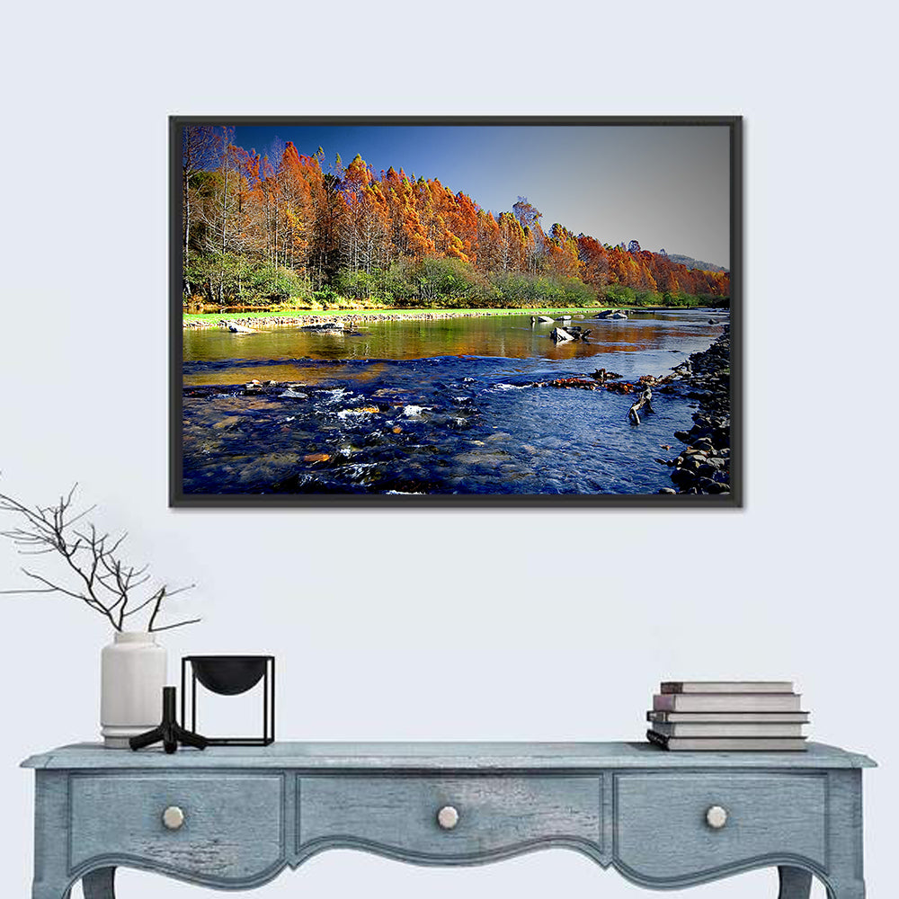 Beavers Bend State Park Wall Art in a room, landscape