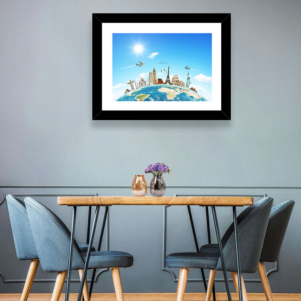World Monuments Montage Wall Art