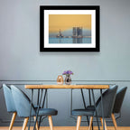 Baku Oil Rigs at Dusk Wall Art