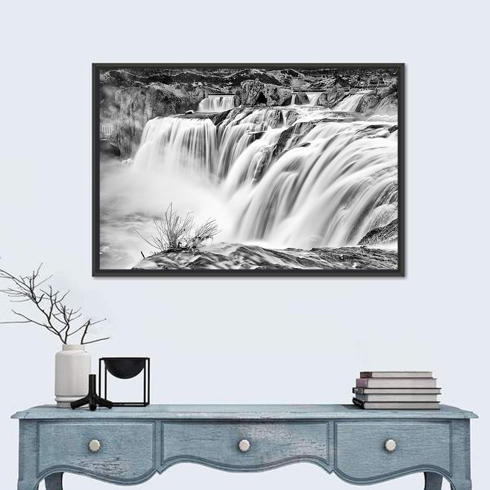 Shoshone Falls, Twin Falls Wall Art in a room, landscape