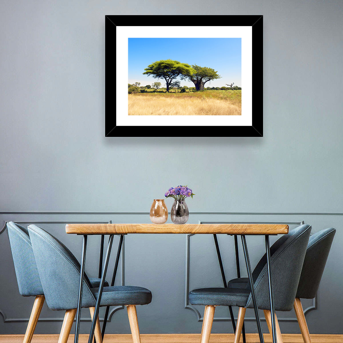 Acacia And Baobab Tree Wall Art