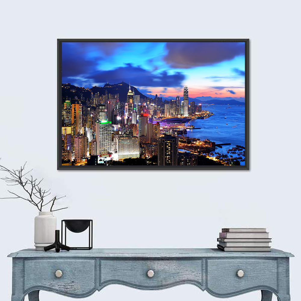 Hong Kong Coastal Skyline Wall Art