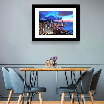 Hong Kong Coastal Skyline Wall Art