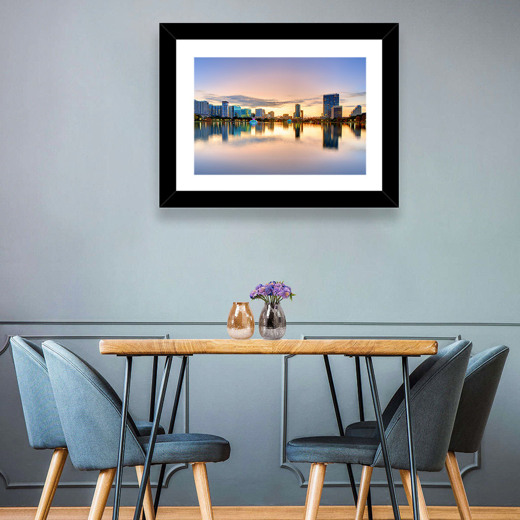 Orlando Skyline at Dusk Wall Art