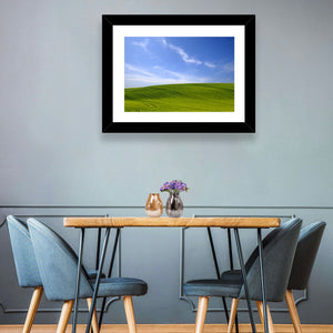 Green Hill And Blue Sky Wall Art