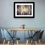 Sound Waves Wood Planks Wall Art