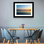 Cyprus Lake Sunset Boat Wall Art