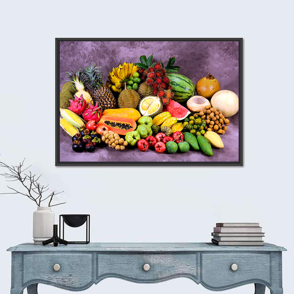 Tropical Fruit Still Life Wall Art