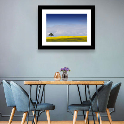 Mountain Rapeseed Field Wall Art