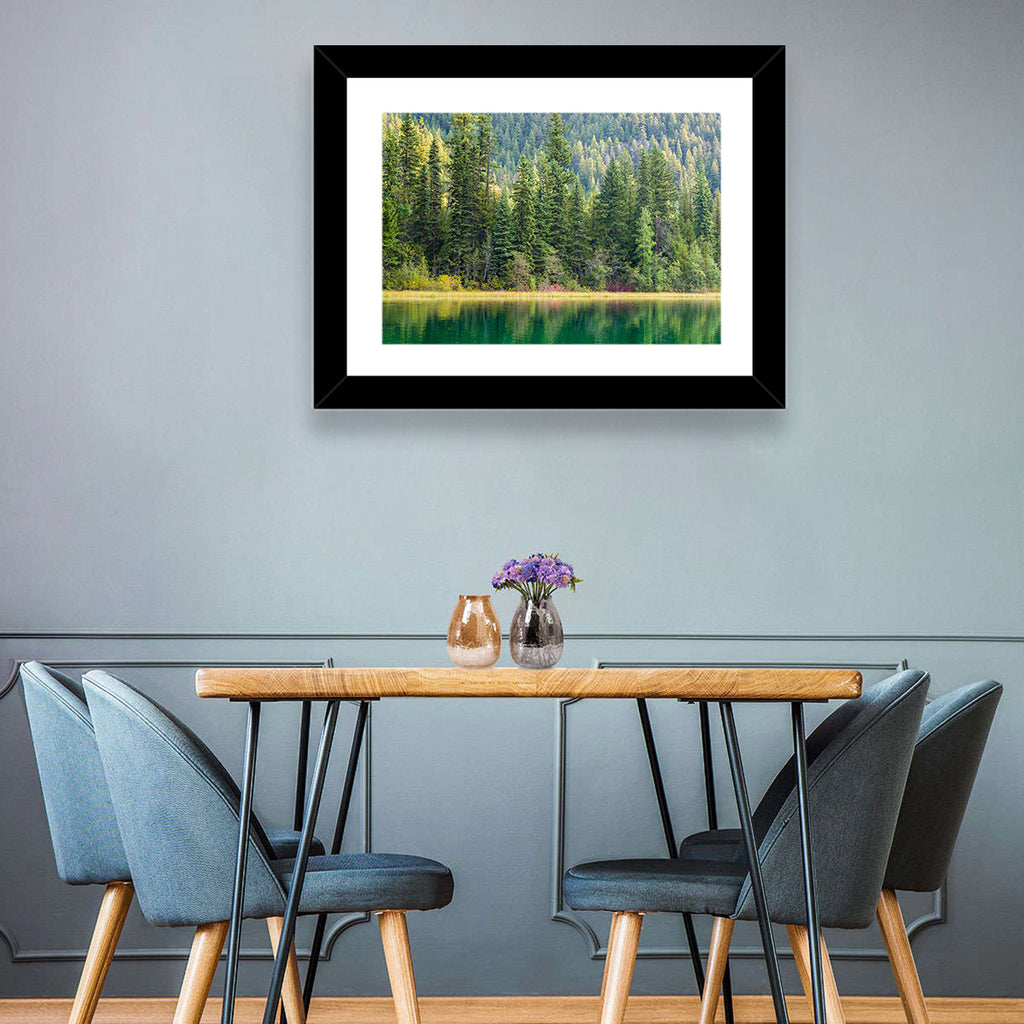 Tranquil Forest Lake Wall Art
