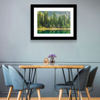 Tranquil Forest Lake Wall Art