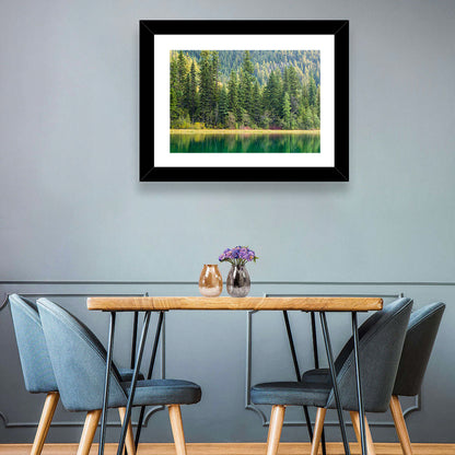 Tranquil Forest Lake Wall Art