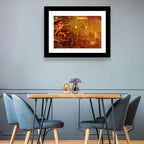 Grunge Sheet Music Collage Wall Art