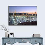 Nabawi Mosque at Dusk, Medina Wall Art