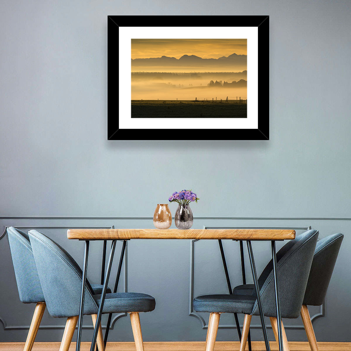 Hazy Bavaria Alps Wall Art