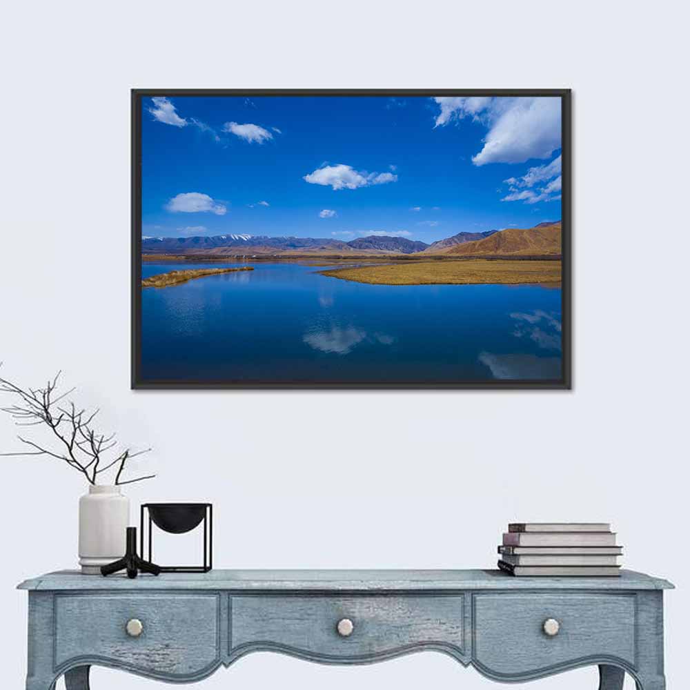 Clear Blue Lake China Wall Art
