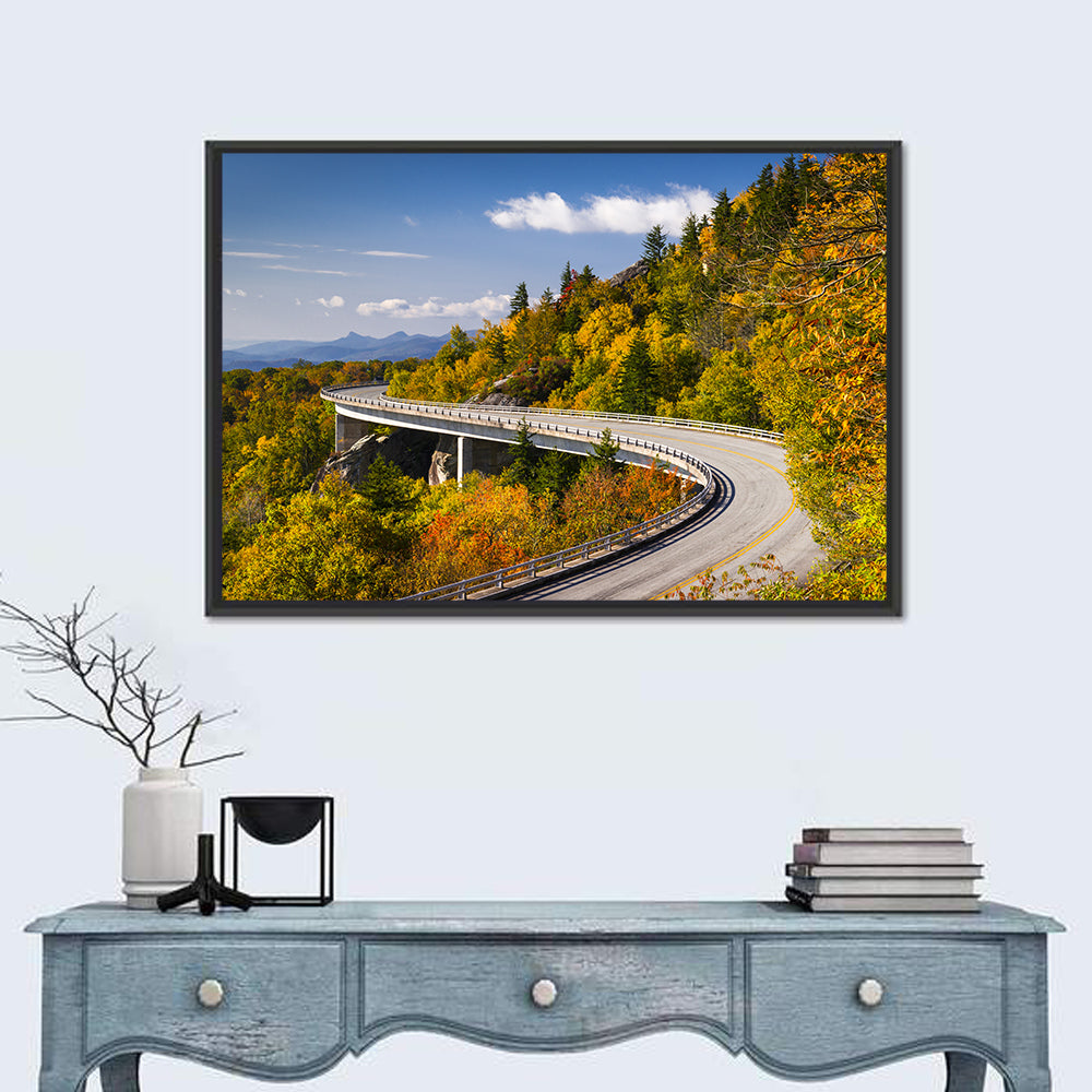 Linn Cove Viaduct at Grandfather Mountain Wall Art