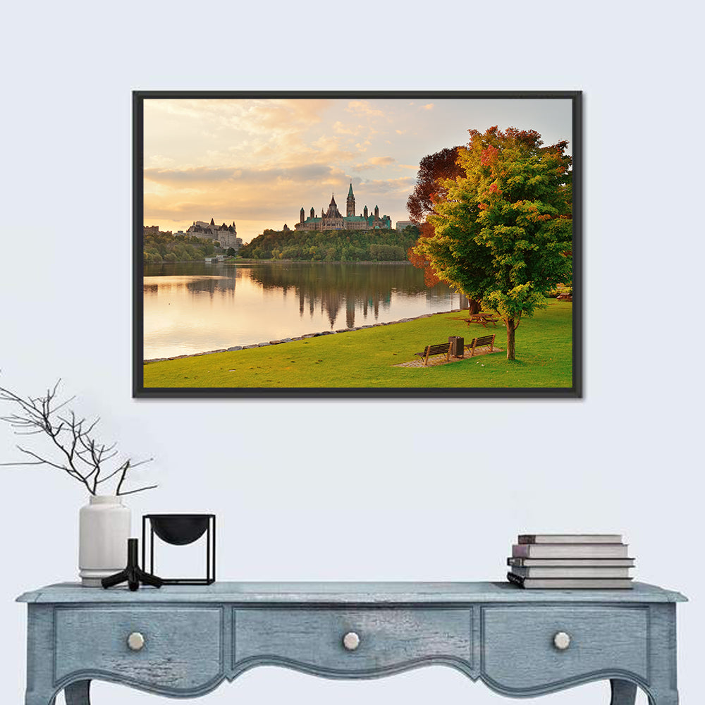 Ottawa Skyline at Golden Hour Wall Art