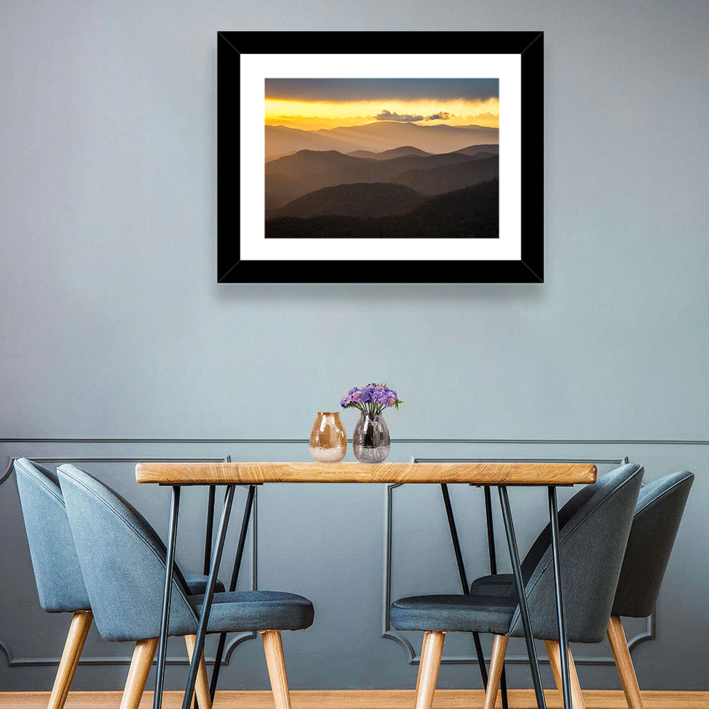 Southern Appalachian Sunset Wall Art