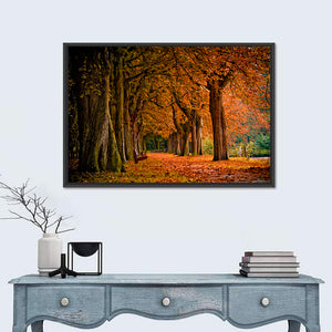 Forest Autumn Pathway Wall Art