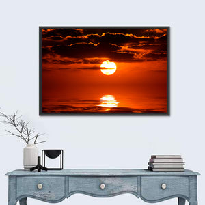 Caribbean Coast Sunset Wall Art