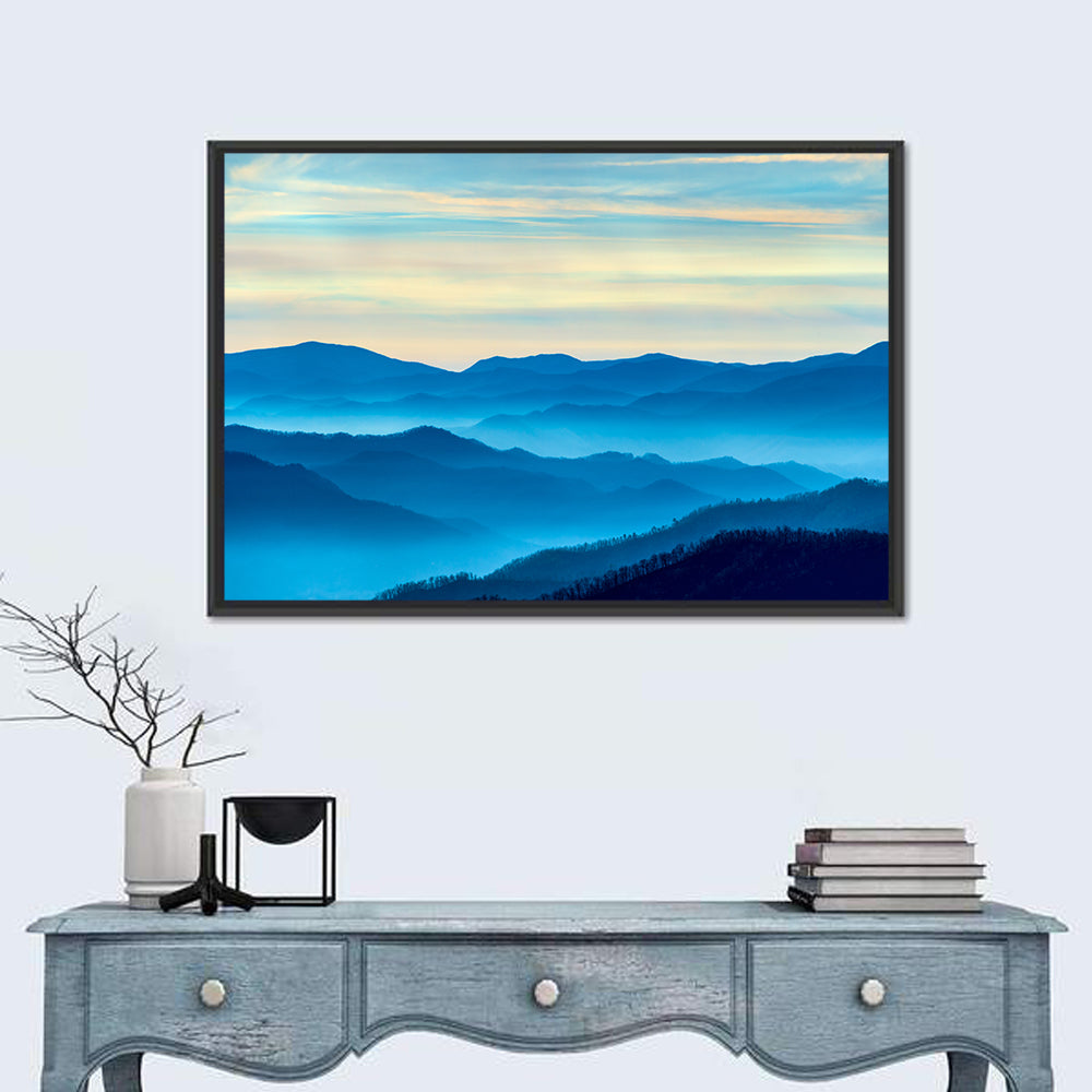 Smoky Mountain Layers at Dawn Wall Art