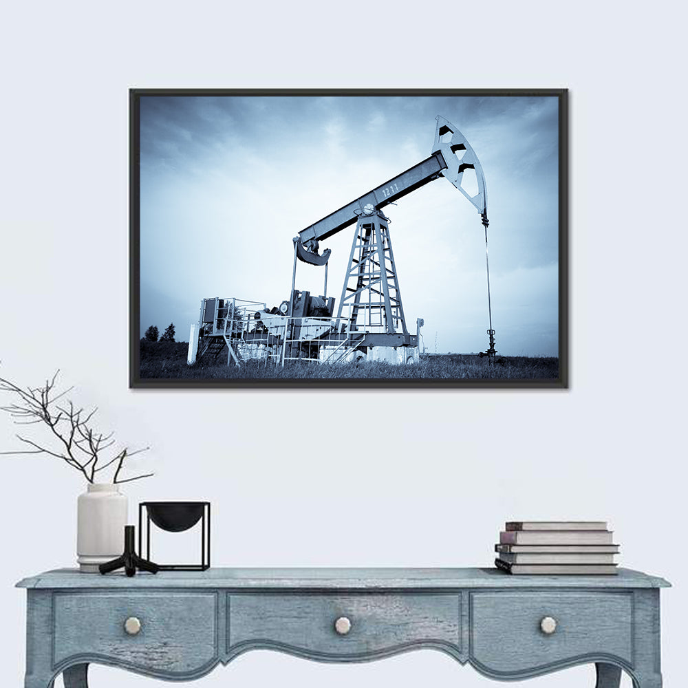 Oil Pump Jack 1211 Wall Art