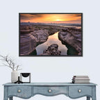 Sam Phan Bok Sunrise River Canyon Wall Art