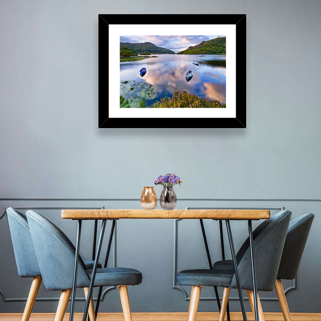 Lough Leane Rowboats at Dusk Wall Art