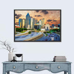 Atlanta Downtown Skyline Wall Art