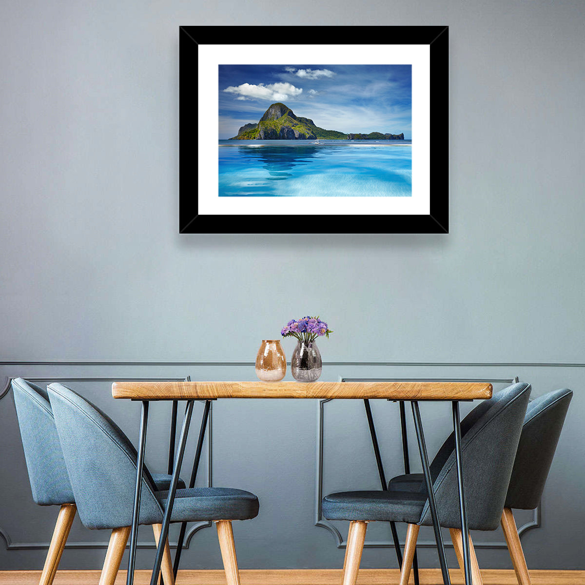 Cadlao Island Wall Art in a room, landscape