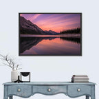 Medicine Lake Sunset Reflection Wall Art