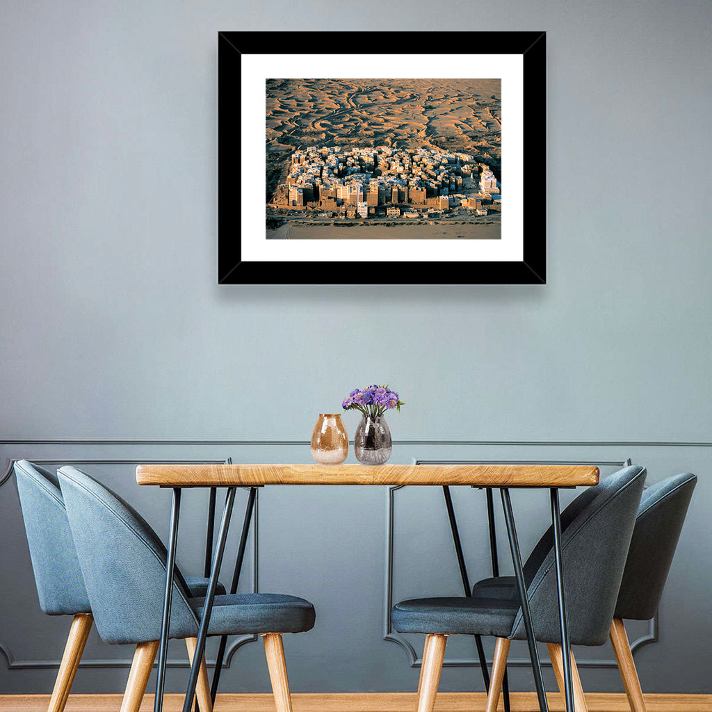 Shibam Mudbrick Cityscape Wall Art