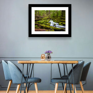 Cascade Forest Stream Wall Art