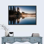Spruce Knob Lake Morning Mist Wall Art
