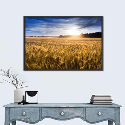 Blooming Wheat Field Wall Art