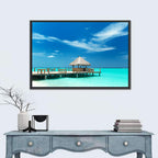 Thatched Beach Bar Pier Wall Art