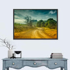 Golden Country Road Wall Art