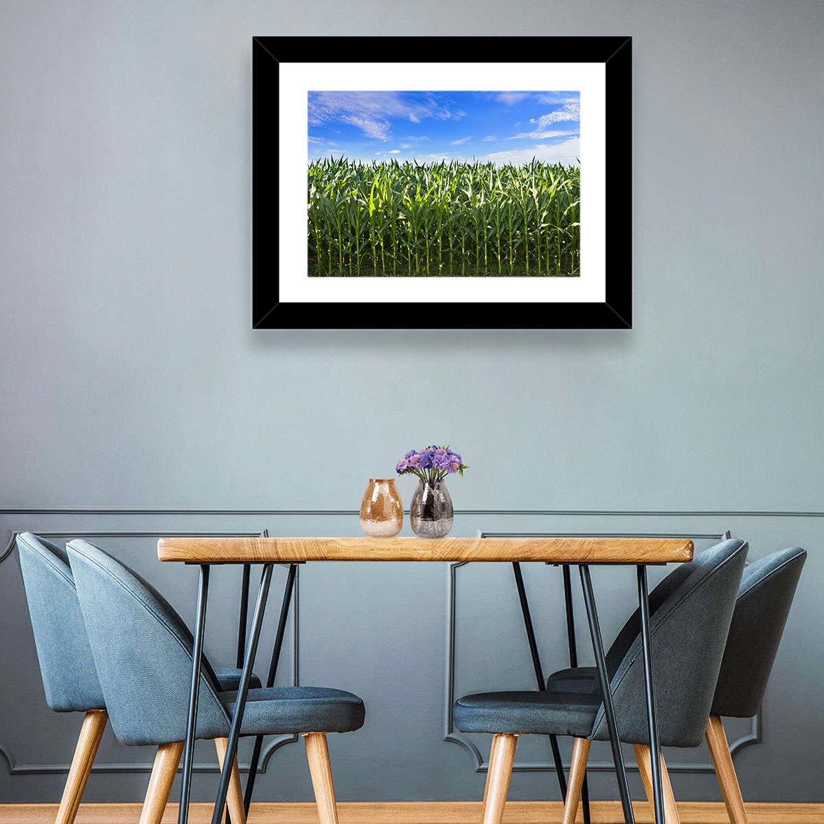 Green Corn Field Wall Art