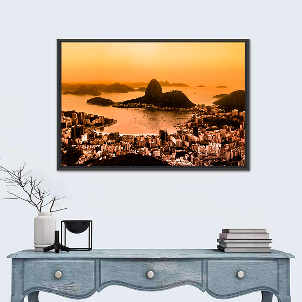 Sugarloaf Over Guanabara Bay Wall Art