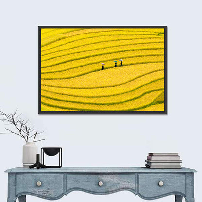 Terraced Rice Fields Wall Art