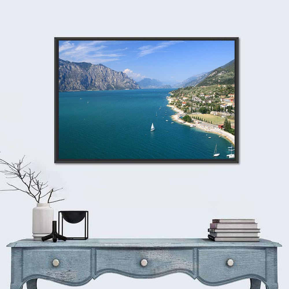 Malcesine, Lake Garda Wall Art in a room, landscape
