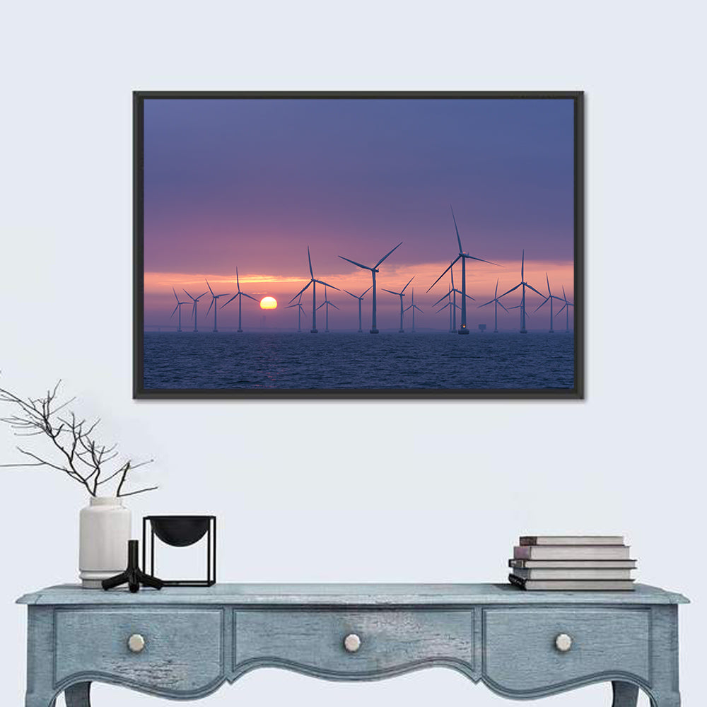 Twilight Offshore Wind Farm Wall Art