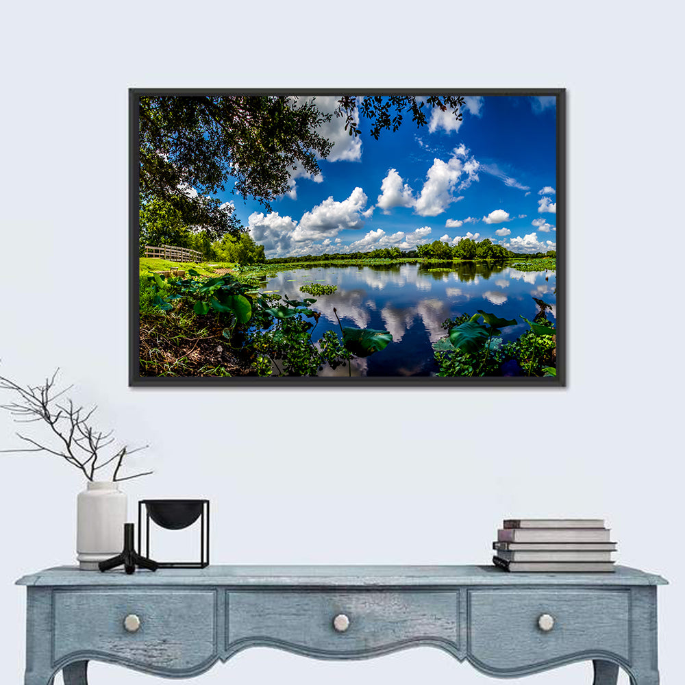 Brazos Bend Lake Reflection Wall Art