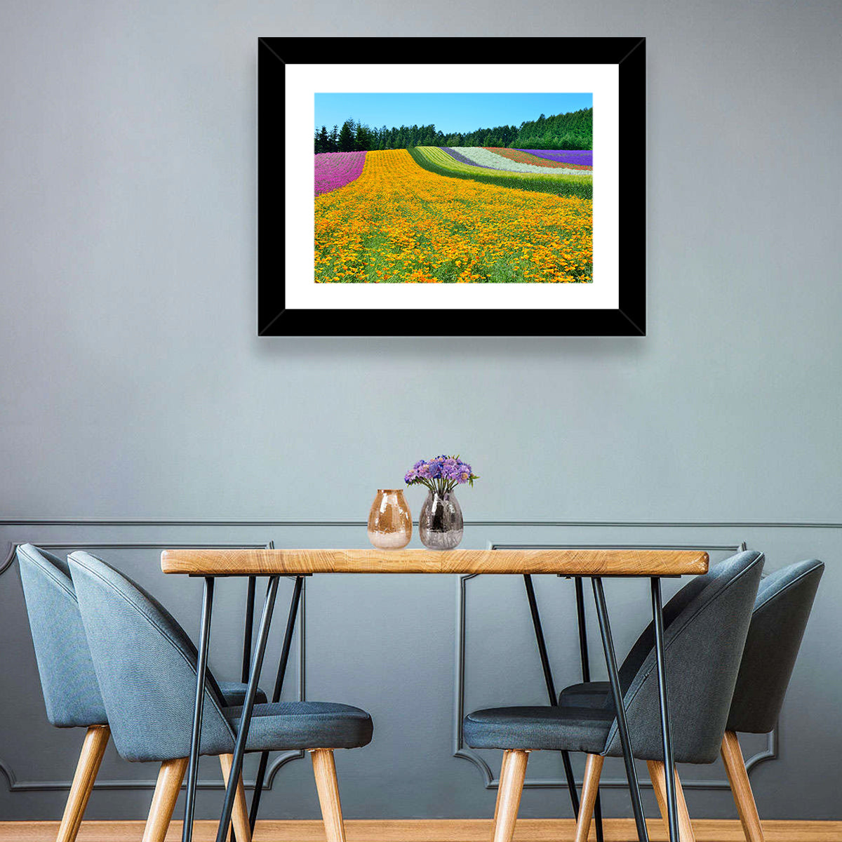 Tomita Flower Fields, Nakafurano Wall Art